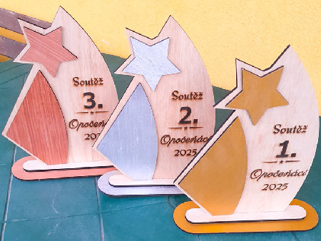 Trofeje – zakázková výroba z překližky